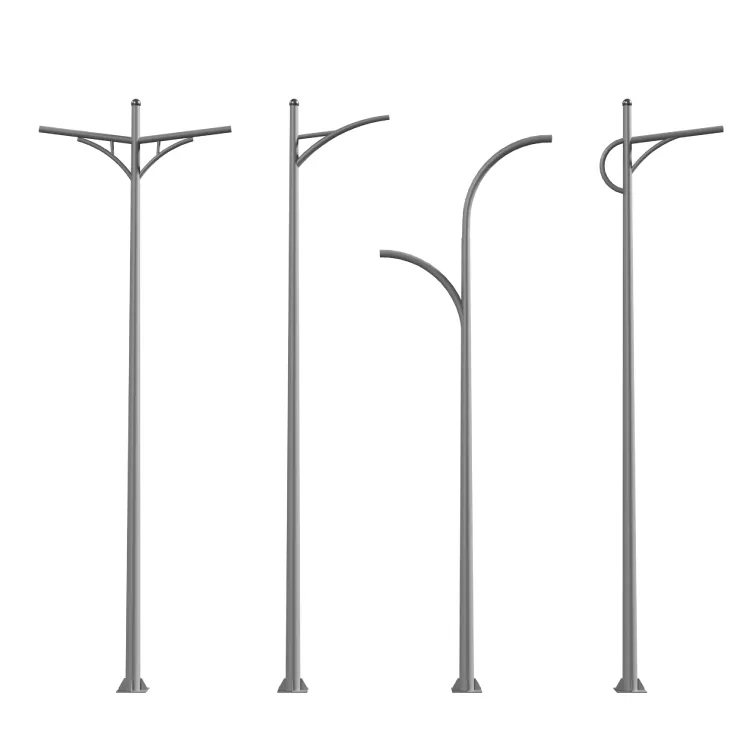 Cuaille solais sráide galvanied te